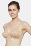 Triumph Double Layered Non Wired Full Coverage Tshirt Bra - Skin Light Combination — thumbnail 2